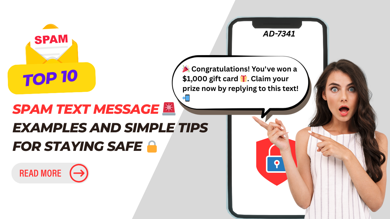 Helpful tips for recognizing spam text messages