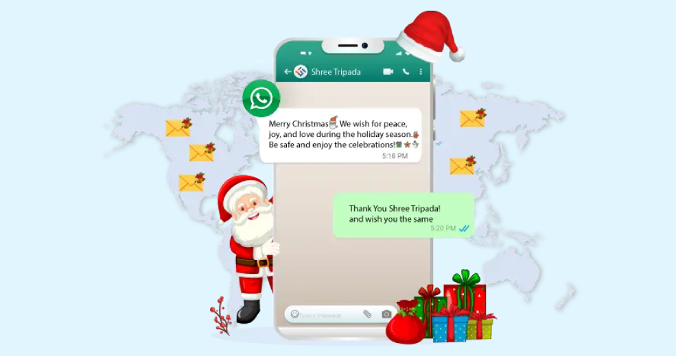 Send Christmas Greetings with WhatsApp Bulk SMS