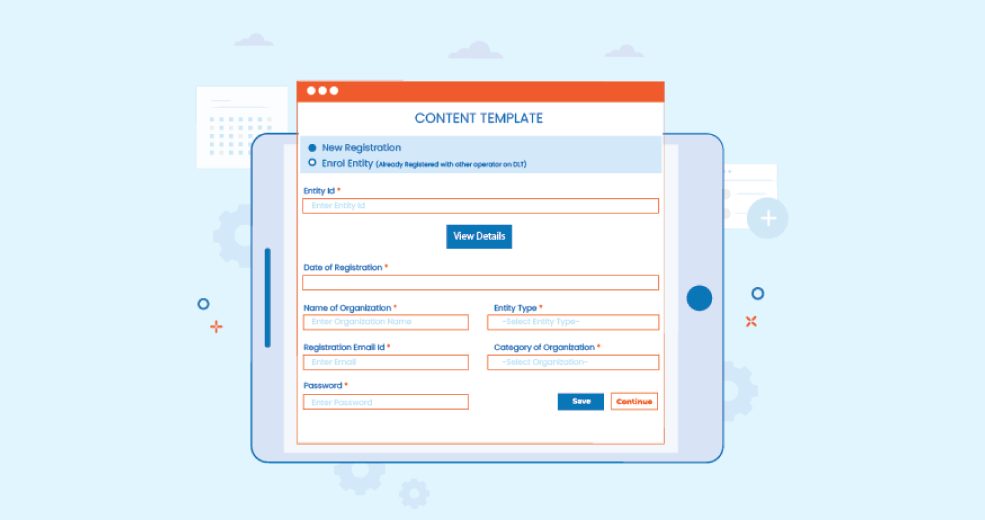 How to Register a Template on DLT Platform