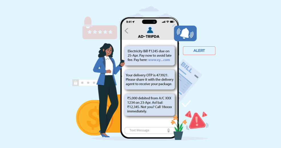 Transactional SMS for Bills OTPs and Alerts