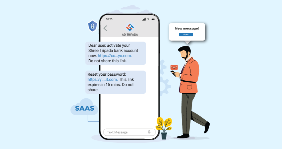 Transactional SMS for SaaS Activation Links and Password Resets