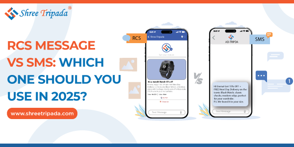 RCS Message vs SMS comparison in 2025 in detail