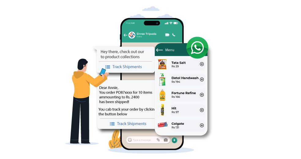 WhatsApp for Online Grocery Selling