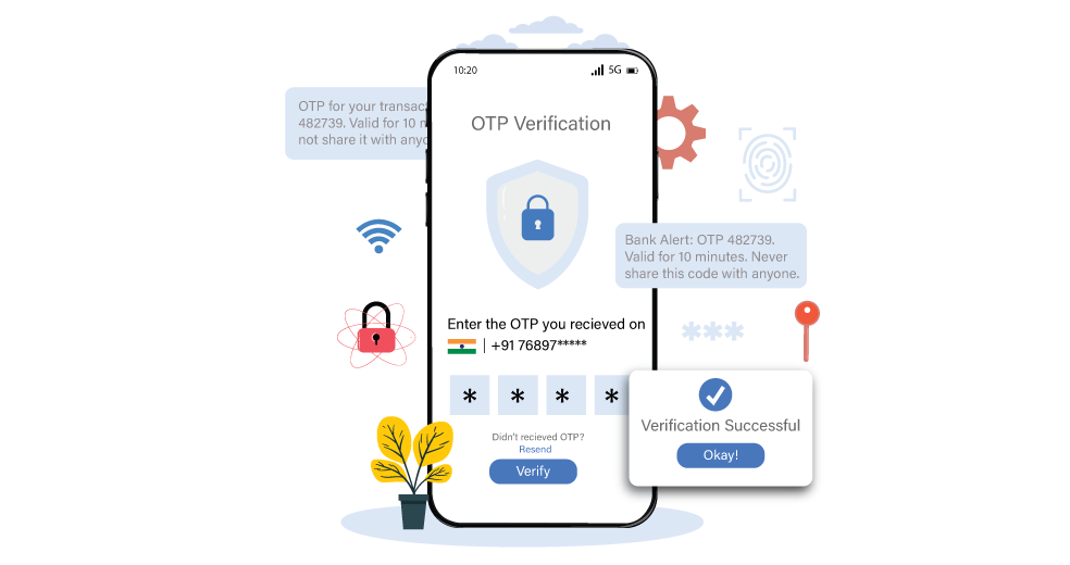 OTP SMS service securing digital login in detail