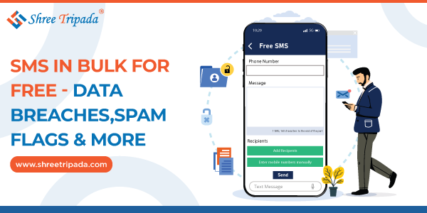 Person realizing risks of free SMS tools
