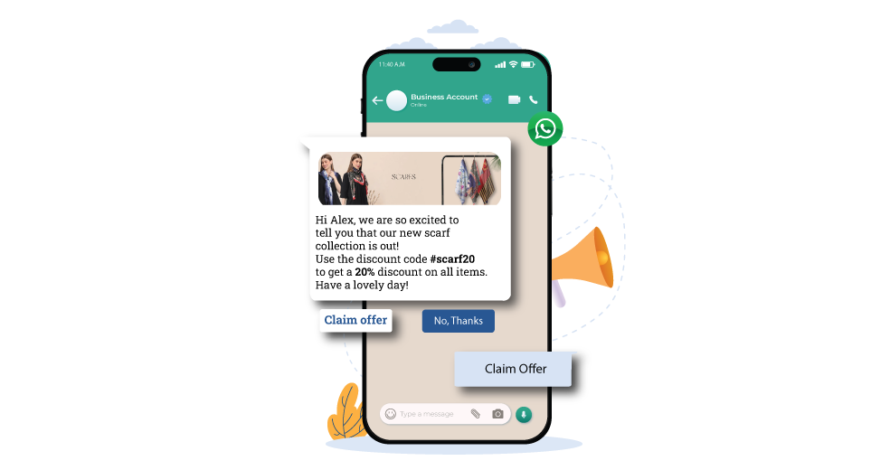 WhatsApp Promotional Messages for Customer Conversions